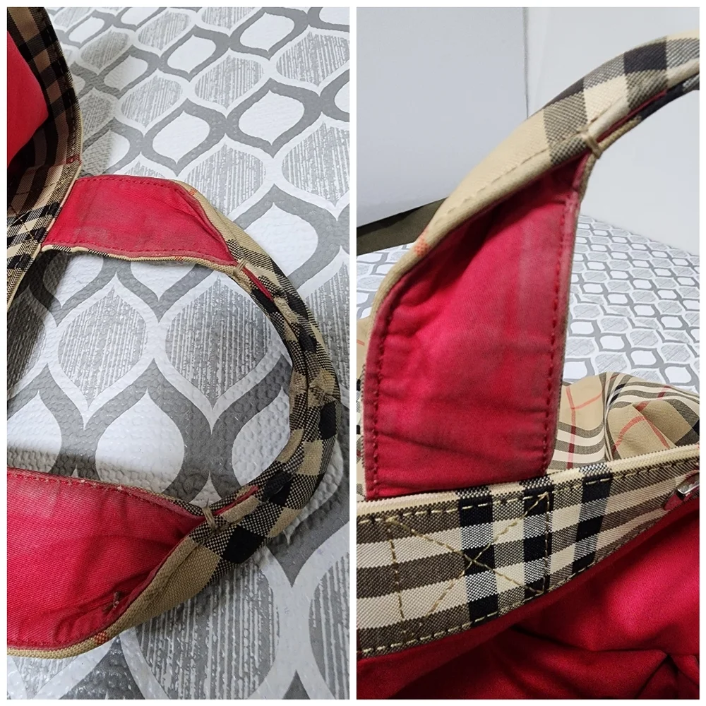 Burberry Nova Check Messenger Bag Beige/Black